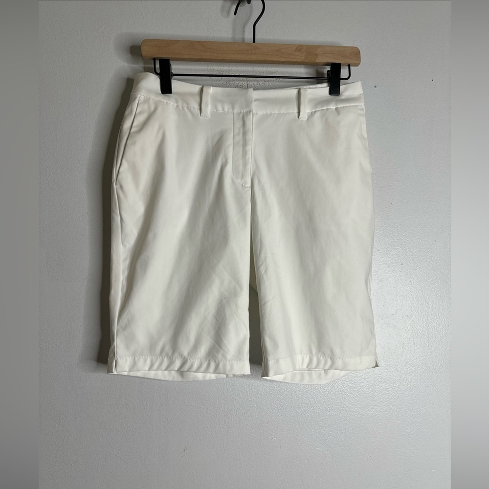 Nike Dri Fit Size 4‎ White Golf Shorts CP0591